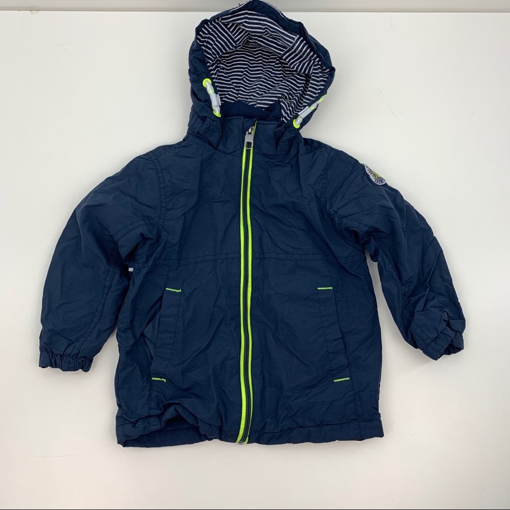H&M Boys Jacket with Hood Blue Size 2-3 Years